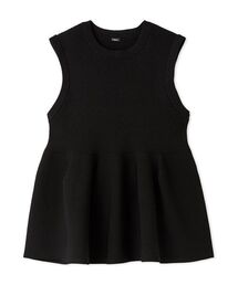 Mila Owen | 【USAGI・ZOZO限定カラー】【セットアップ対応】フォルムアンサンブルペプラムノースリニット(ニット/セーター)