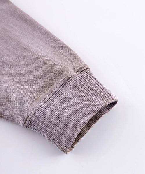 WOKE EDGE(ウォークエッジ)の「Faded Embroidery Zip Up Hoodie(パーカー・メンズ・ブルー/ベージュ・L/M)」の6枚目の写真