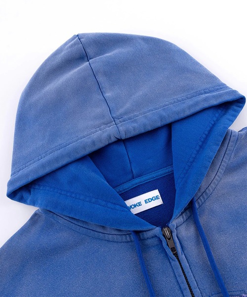 Faded Embroidery Zip Up Hoodie（パーカー）｜WOKE EDGE（ウォーク