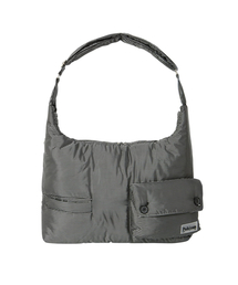 PAHISUM（パヒサム）の「ストライプポケットクロスバッグ_ブラック（メッセンジャーバッグ）」