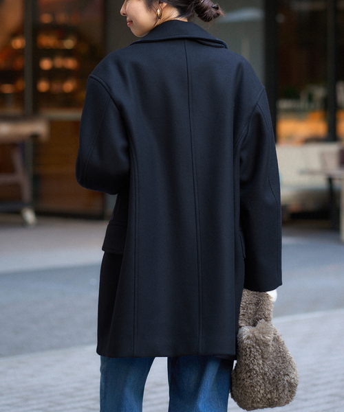 セール】メルトンウール ピーコート（ピーコート）｜IENA（イエナ）の
