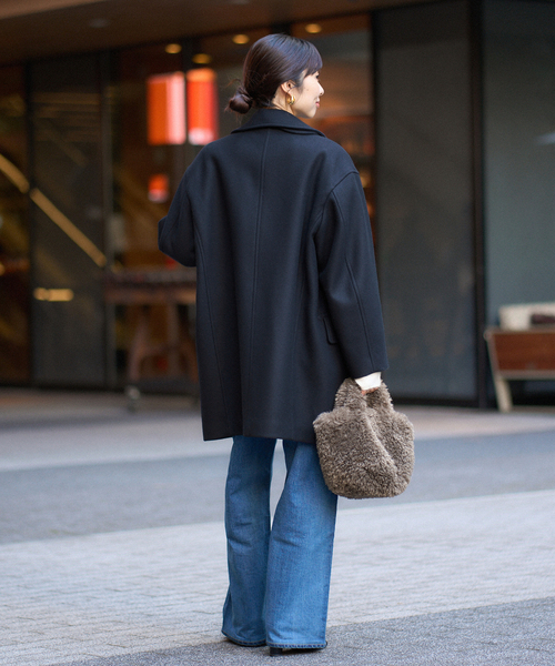 IENA（イエナ）の「メルトンウール ピーコート（ピーコート・レディース・ネイビー・38/36）」の20枚目の写真