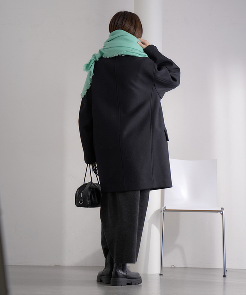 IENA（イエナ）の「メルトンウール ピーコート（ピーコート・レディース・ネイビー・38/36）」の17枚目の写真
