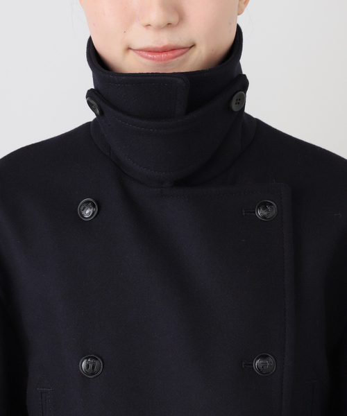 IENAウールコートピーコート　　　　　　　　　　ロングコート メルトンウール ピーコート（ピーコート）｜IENA（イエナ）の