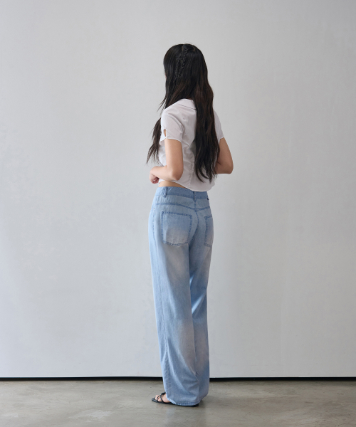 OURDAYZ(アワーデイズ)の「クールリネンブリーズセミワイドデニムパンツ【LIGHT BLUE】(デニムパンツ・メンズ・その他・SMALL/MEDIUM/LARGE/X-LARGE)」の3枚目の写真