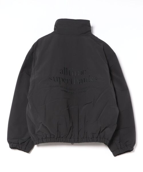 SUPERTHANKS(スーパーサンクス)の「【SUPERTHANKS】ST254JK02 Faux Suede(ダウンジャケット/コート・メンズ・ブラック・S/M)」の2枚目の写真