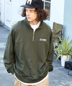 セール】Gap × Malbon ヘビーウェイト ロゴ 1/4ジップアップ