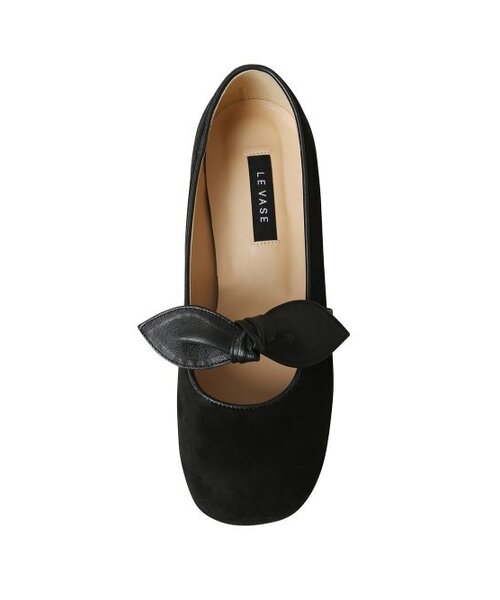 LEVASE(ルバズ)の「e.g) new emma pumps-black 2cm(バレエシューズ・レディース・その他・38/39/35/36/37/36.5/37.5/35.5/38.5)」の2枚目の写真