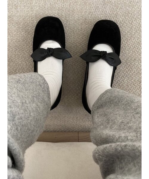 LEVASE(ルバズ)の「e.g) new emma pumps-black 2cm(バレエシューズ・レディース・その他・38/39/35/36/37/36.5/37.5/35.5/38.5)」の3枚目の写真
