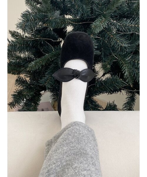 LEVASE(ルバズ)の「e.g) new emma pumps-black 2cm(バレエシューズ・レディース・その他・38/39/35/36/37/36.5/37.5/35.5/38.5)」の4枚目の写真