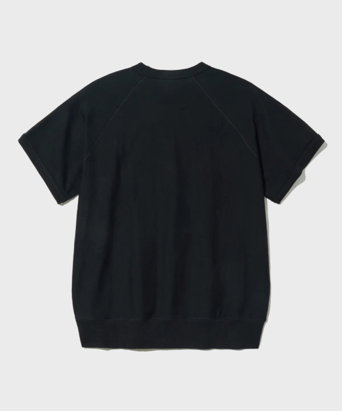 OUTSTANDING(アウトスタンディング)の「BASIC HALF SWEAT_BLACK(Tシャツ/カットソー・メンズ・その他・LARGE/MEDIUM/SMALL)」の5枚目の写真
