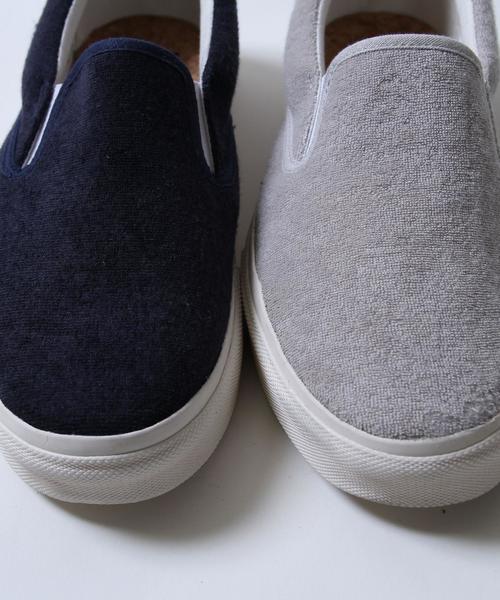 coen（コーエン）の「パイルスリッポン（スリッポン・メンズ・ネイビー/グレー・LARGE/MEDIUM/SMALL）」の6枚目の写真