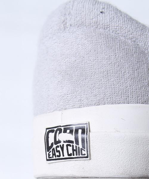 coen（コーエン）の「パイルスリッポン（スリッポン・メンズ・ネイビー/グレー・LARGE/MEDIUM/SMALL）」の8枚目の写真