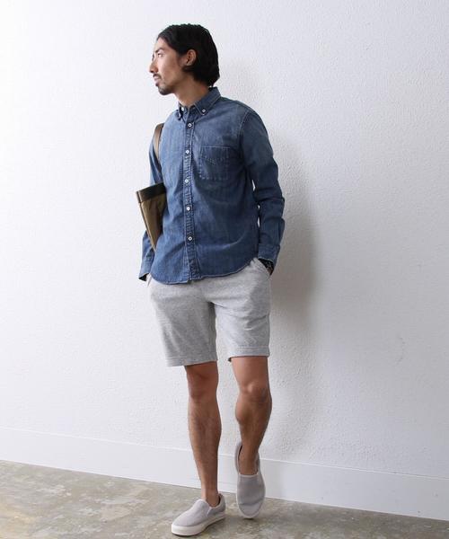 coen（コーエン）の「パイルスリッポン（スリッポン・メンズ・ネイビー/グレー・LARGE/MEDIUM/SMALL）」の12枚目の写真