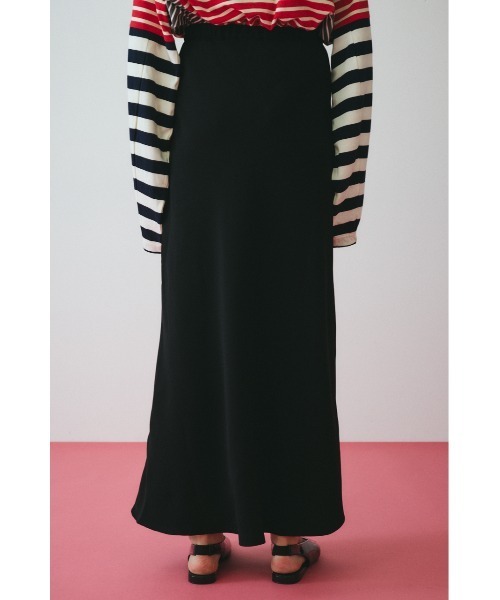 HeRIN.CYE（ヘリンドットサイ）の「Relax skirt　　リラックススカート（スカート・レディース・ブラック/ホワイト・FREE）」の5枚目の写真