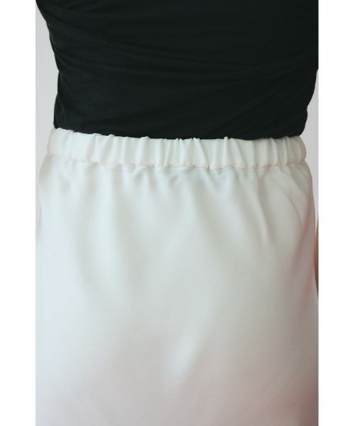 HeRIN.CYE（ヘリンドットサイ）の「Relax skirt　　リラックススカート（スカート・レディース・ブラック/ホワイト・FREE）」の10枚目の写真