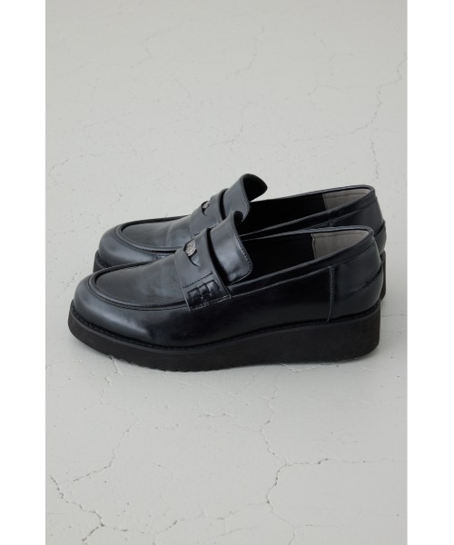 AZUL by moussy(アズールバイマウジー)の「コインローファー(ローファー・メンズ・ブラック・SMALL/MEDIUM/LARGE)」の4枚目の写真