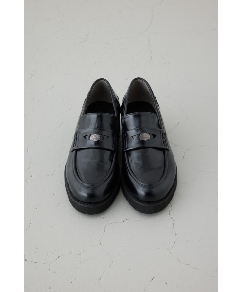 AZUL by moussy(アズールバイマウジー)の「コインローファー(ローファー・メンズ・ブラック・SMALL/MEDIUM/LARGE)」の5枚目の写真
