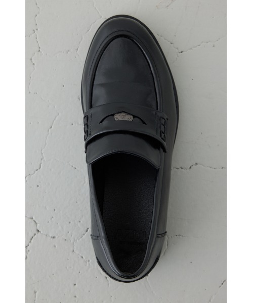 AZUL by moussy(アズールバイマウジー)の「コインローファー(ローファー・メンズ・ブラック・SMALL/MEDIUM/LARGE)」の9枚目の写真