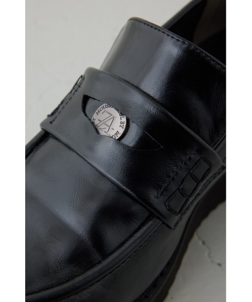 AZUL by moussy(アズールバイマウジー)の「コインローファー(ローファー・メンズ・ブラック・SMALL/MEDIUM/LARGE)」の11枚目の写真