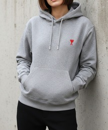 AMI Alexandre Mattiussi（アミアレクサンドルマテュッシ）の「【AMI PARIS】アミ パリス Ami de Coeur クール ボクシーフィット パーカー（パーカー）」