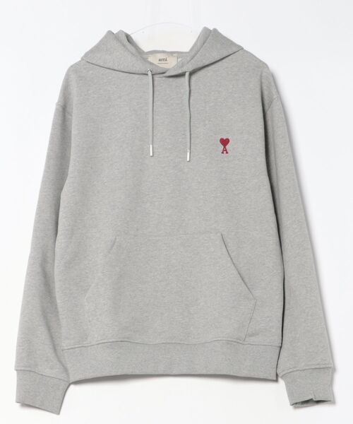 AMI Alexandre Mattiussi(アミアレクサンドルマテュッシ)の「【AMI PARIS】アミ パリス Ami de Coeur クール ボクシーフィット パーカー(パーカー・レディース・グレー/ブラック/ネイビー・S/M/L)」の11枚目の写真
