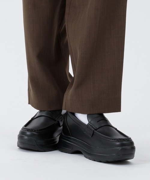 STANDOOL TOKYO（スタンドゥール）の「≪UNISEX≫ +6.5cmヒールアップローファースニーカー/Heel Up Loafer Sneaker 【NOSTAR/ノスター】（ローファー・メンズ・ブラック/ブラック系その他・22.5cm/23.5cm/24.5cm/25.5cm/26.0cm/27.0cm/27.5cm/28.5cm/23.0cm/28.0cm/24.0cm/25.0cm/26.5cm/22.0cm）」の10枚目の写真