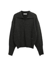 Rib collar knit_4 Colors