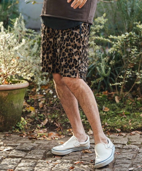 CAMBIO(カンビオ)の「mp14467- Leopard Short Pants レオパードショートパンツ(S61826cmb)(その他パンツ・メンズ・キャメル/チャコール/ベージュ/オリーブ・L/M/S)」の12枚目の写真