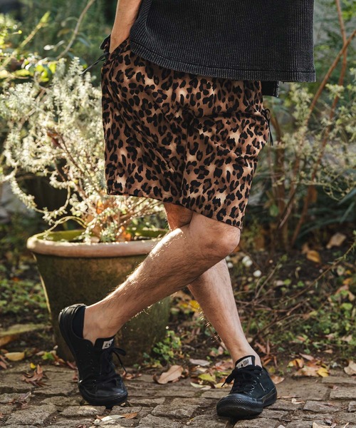 CAMBIO(カンビオ)の「mp14467- Leopard Short Pants レオパードショートパンツ(S61826cmb)(その他パンツ・メンズ・キャメル/チャコール/ベージュ/オリーブ・L/M/S)」の15枚目の写真