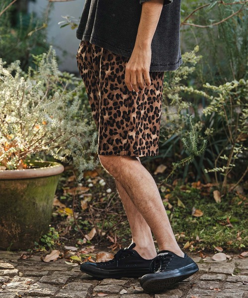 CAMBIO(カンビオ)の「mp14467- Leopard Short Pants レオパードショートパンツ(S61826cmb)(その他パンツ・メンズ・キャメル/チャコール/ベージュ/オリーブ・L/M/S)」の16枚目の写真