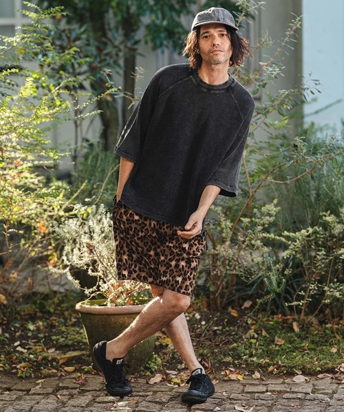 CAMBIO(カンビオ)の「mp14467- Leopard Short Pants レオパードショートパンツ(S61826cmb)(その他パンツ・メンズ・キャメル/チャコール/ベージュ/オリーブ・L/M/S)」の18枚目の写真