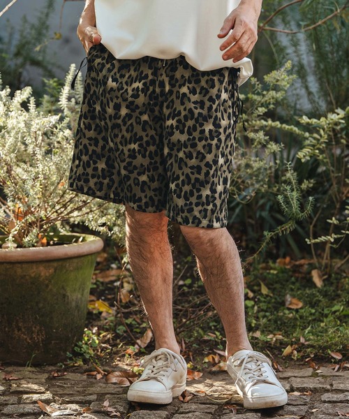 CAMBIO(カンビオ)の「mp14467- Leopard Short Pants レオパードショートパンツ(S61826cmb)(その他パンツ・メンズ・キャメル/チャコール/ベージュ/オリーブ・L/M/S)」の20枚目の写真