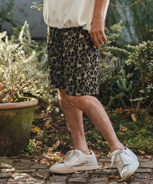 CAMBIO(カンビオ)の「mp14467- Leopard Short Pants レオパードショートパンツ(S61826cmb)(その他パンツ・メンズ・キャメル/チャコール/ベージュ/オリーブ・L/M/S)」の21枚目の写真