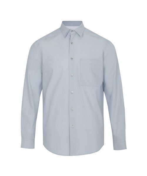 SOLEW(ソル)の「リラックスコットンシャツ_ライトブルー(シャツ/ブラウス・メンズ・その他・SMALL/X-LARGE/LARGE/MEDIUM)」の1枚目の写真