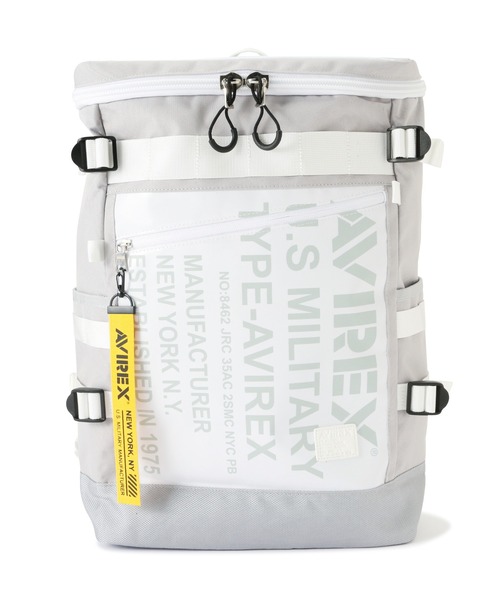 AVIREX（アヴィレックス）の「SUPER HORNET FUSE BOX / スーパーホーネット ヒューズボックス / AVIREX / アヴィレックス / AVX593（バックパック/リュック・メンズ・ブラック/ホワイト・F）」の2枚目の写真