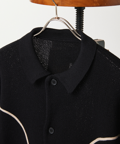 JOURNAL STANDARD（ジャーナルスタンダード）の「PL ウェスタン カーディガン（カーディガン/ボレロ・メンズ・オレンジ/ブルー系その他/ブラック・LARGE/MEDIUM）」の4枚目の写真