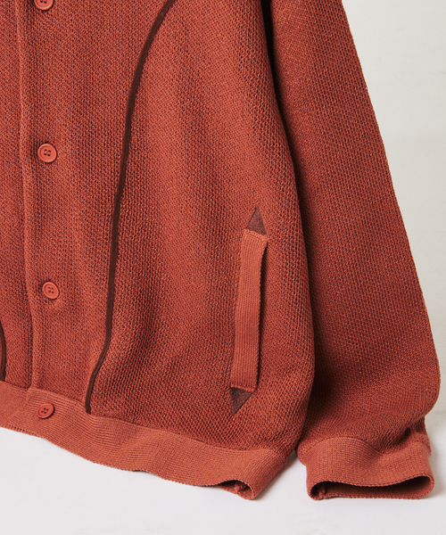 JOURNAL STANDARD（ジャーナルスタンダード）の「PL ウェスタン カーディガン（カーディガン/ボレロ・メンズ・オレンジ/ブルー系その他/ブラック・LARGE/MEDIUM）」の9枚目の写真