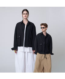 ATHPLATFORM（アスプラットフォーム）の「AU41JO02 ウィンドシャツジャケット_ブラック（ナイロンジャケット）」