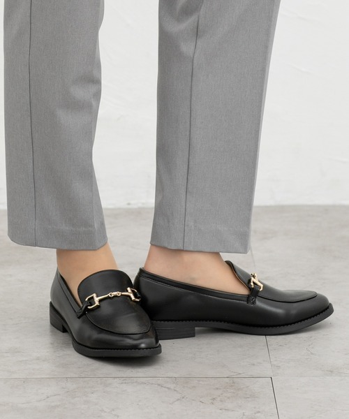 Honeys(ハニーズ)の「シンプルビットローファー(ローファー・レディース・ブラック・L/LL/M/S)」の3枚目の写真