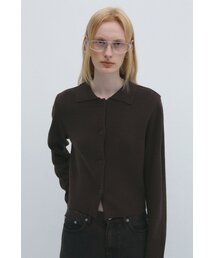 LABELARCHIVE（ラベルアーカイブ）の「スプレッドカラカーディガンブラウン（カーディガン/ボレロ）」