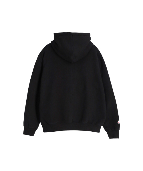 AFTERMATH（アフターマス）の「ATM LOGO ZIP HOODIE BLACK（パーカー・レディース・ブラック・M/L/XL）」の3枚目の写真