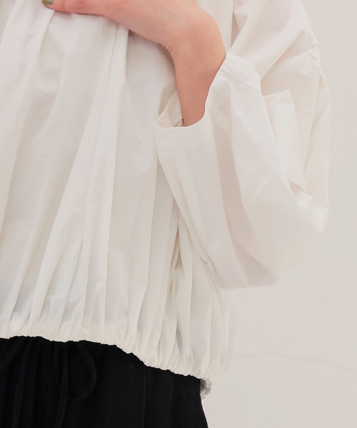TSURU by Mariko Oikawa（ツルバイマリコオイカワ）の「TSURU by Mariko Oikawa / Mou(バックリボンコットンブラウス BL-1264700)（シャツ/ブラウス・レディース・ホワイト・38）」の6枚目の写真