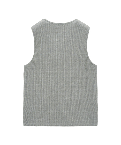 Big Unionの「ルーズフィットリブスリーブレス(グレー)(Tシャツ/カットソー・メンズ・その他・M/L)」の3枚目の写真