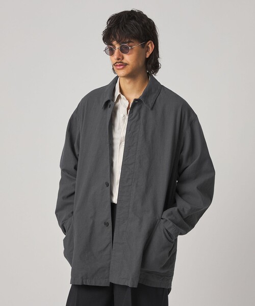 Steven Alan（スティーブンアラン）の「＜Steven Alan＞ C/L/RM キャンバス ワーク ジャケット（カバーオール・メンズ・ベージュ/ダークグレー・L/M/S）」の3枚目の写真