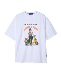 OHP x GOODD ライディングしたいセミオーバー半袖Tシャツ