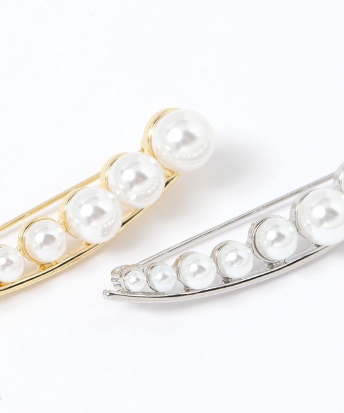 studio CLIP（スタディオクリップ）の「パールカーブブローチ（ブローチ/コサージュ・レディース・その他2/その他1・FREE）」の6枚目の写真
