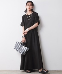 DDボタンミックスパターンニットミニワンピース（ワンピース）｜Darich