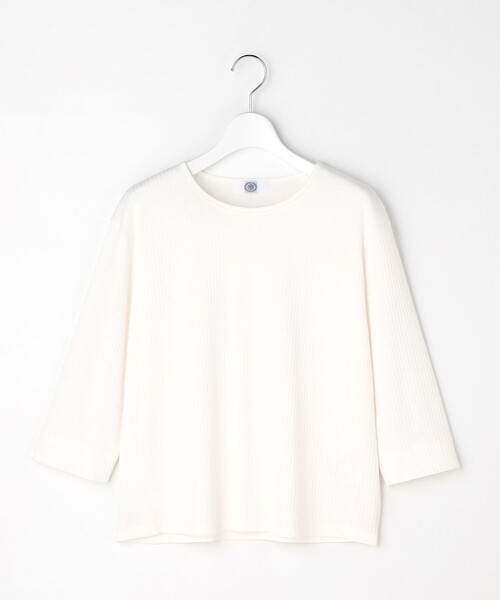 J.PRESS(ジェイプレス)の「針抜きフライス クルーネック カットソー(Tシャツ/カットソー・レディース・ホワイト系・T15/T13)」の11枚目の写真