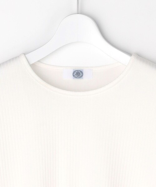 J.PRESS(ジェイプレス)の「針抜きフライス クルーネック カットソー(Tシャツ/カットソー・レディース・ホワイト系・T15/T13)」の12枚目の写真
